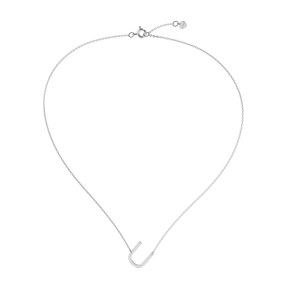 Diamond necklace Big Line U