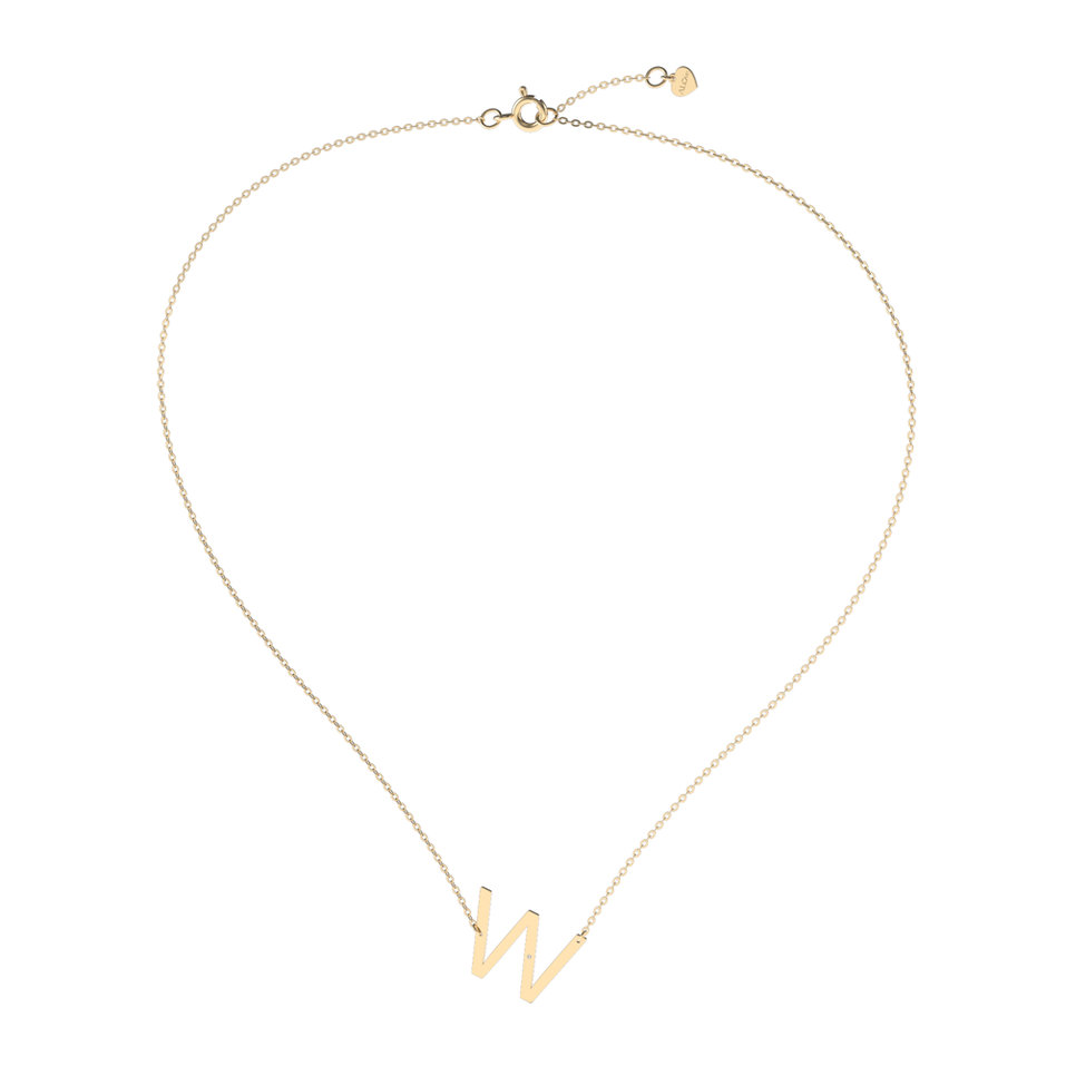 Diamond necklace Big Line W