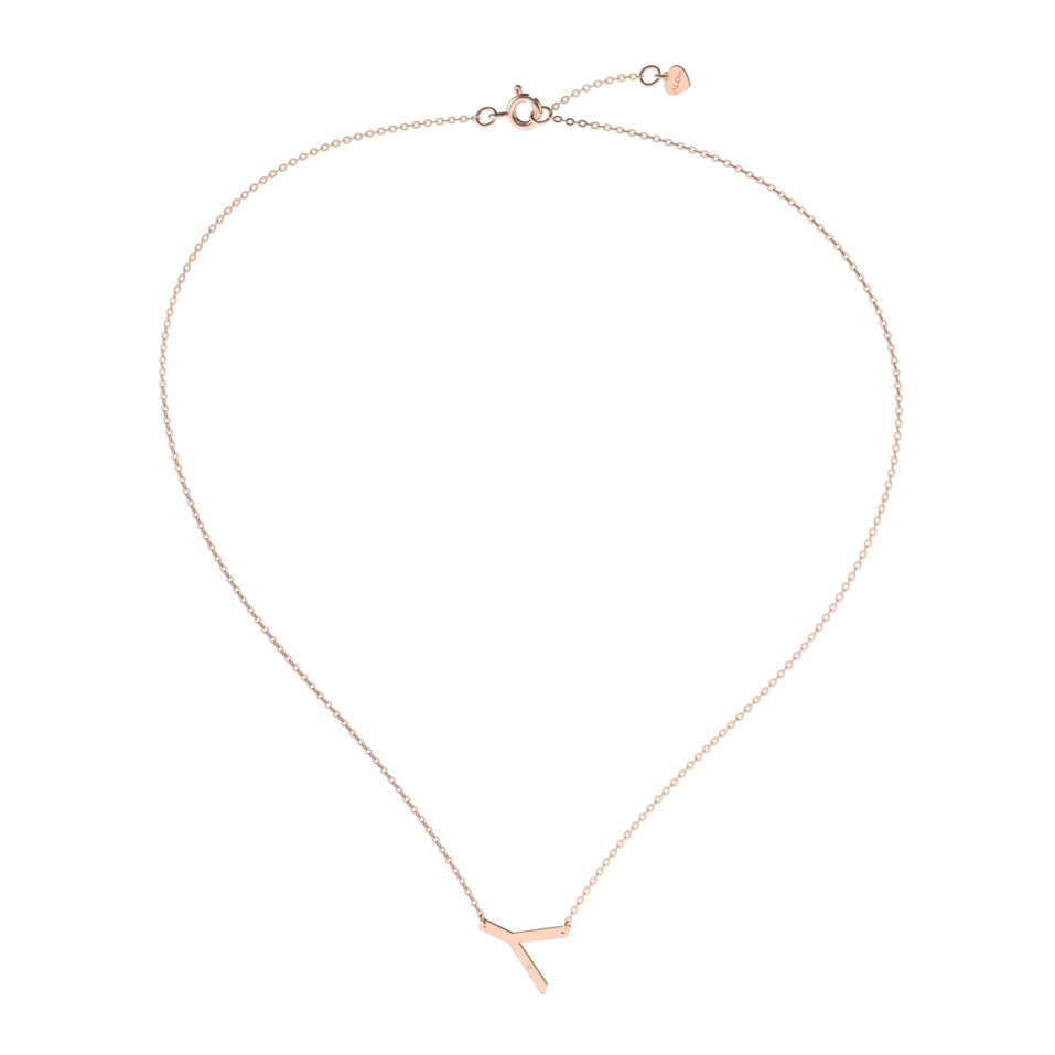 Diamond necklace Big Line Y