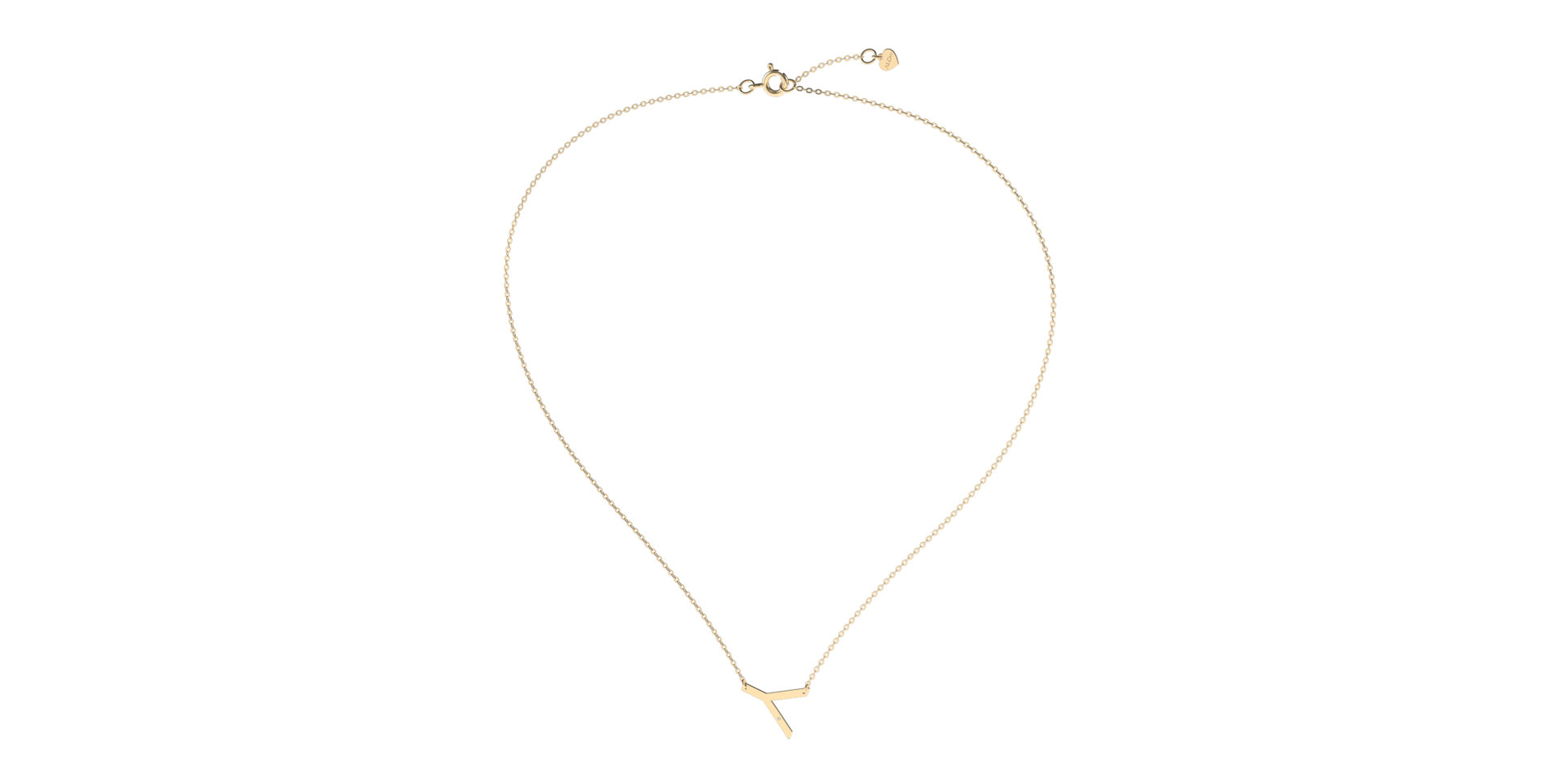 Diamond necklace Big Line Y