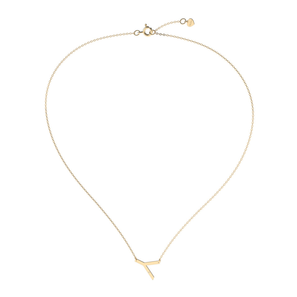 Diamond necklace Big Line Y