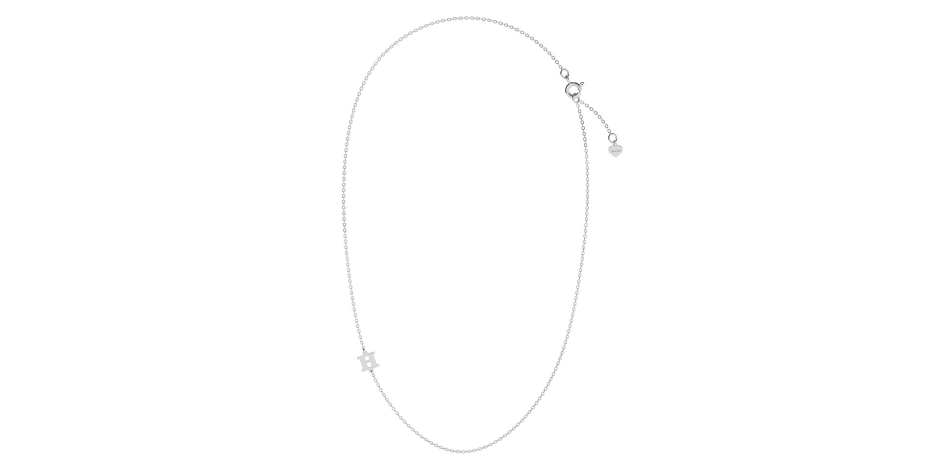 Diamond necklace Big Line H
