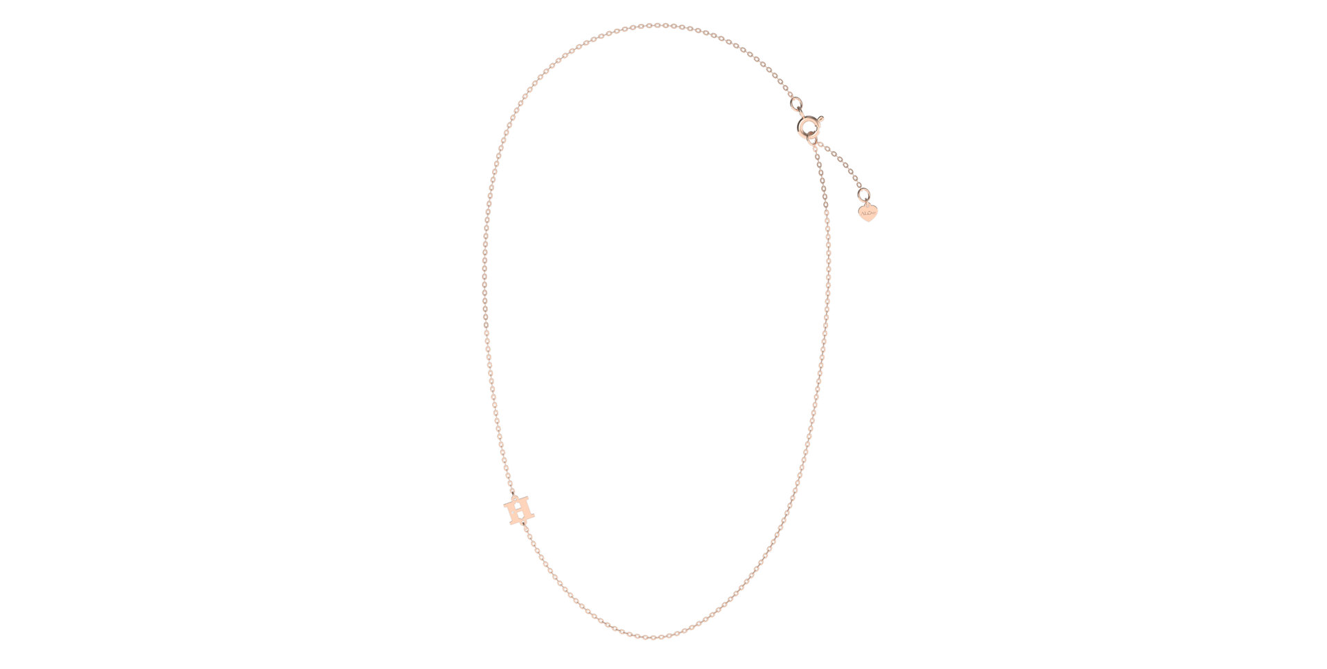 Diamond necklace Big Line H