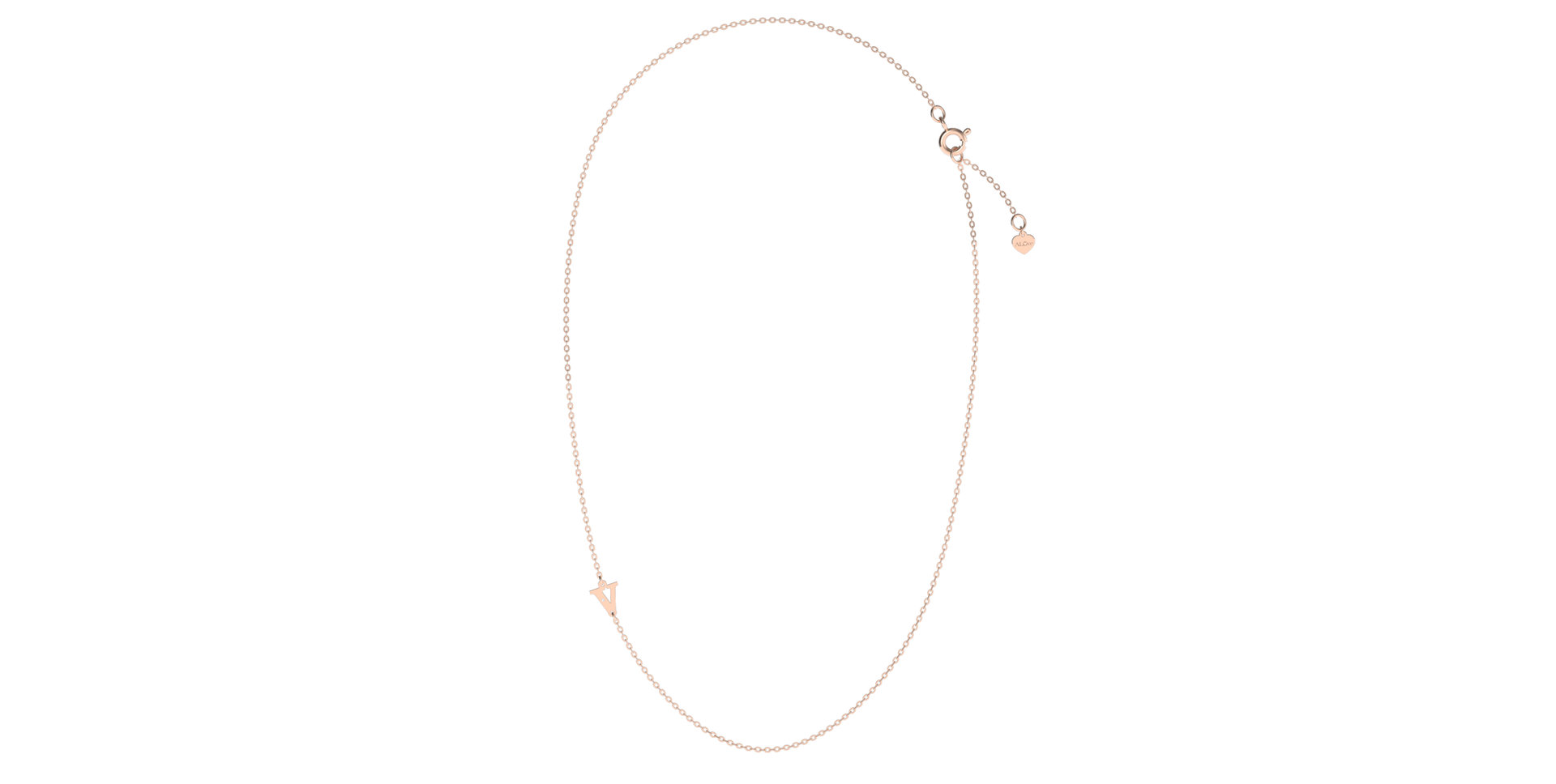 Diamond necklace Big Line V