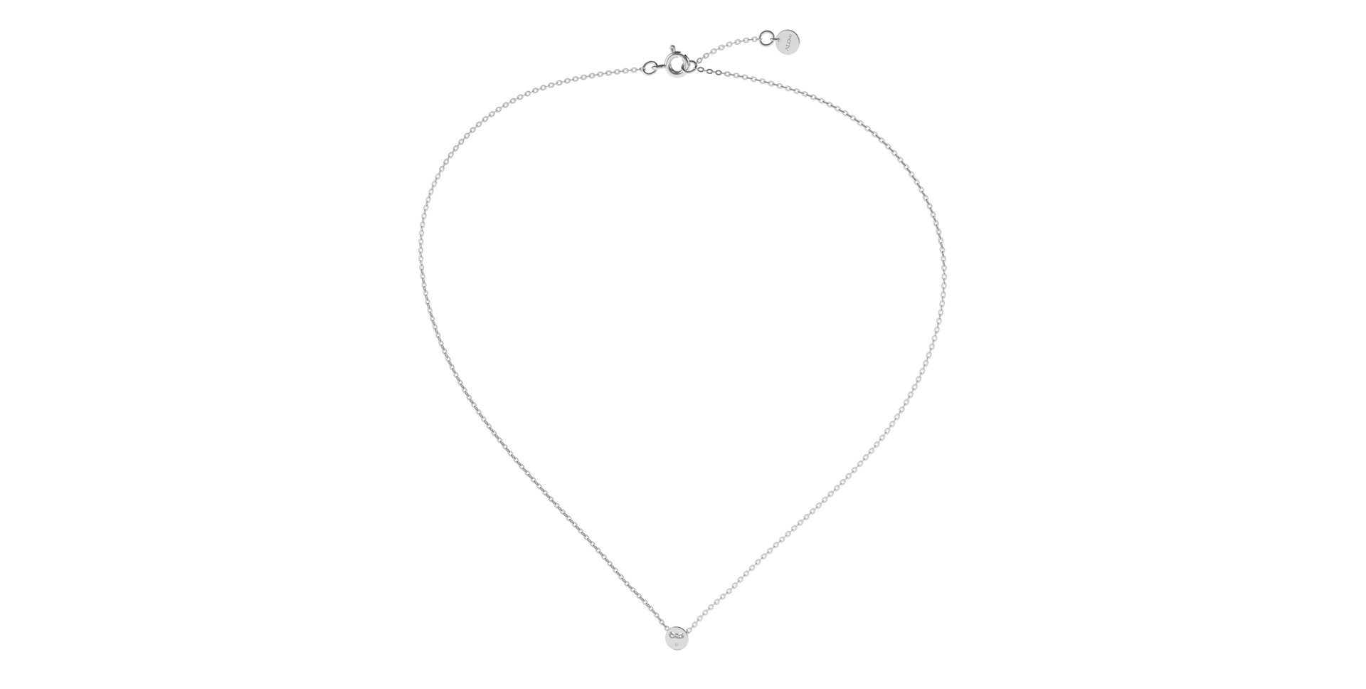 Diamond necklace Minimalism