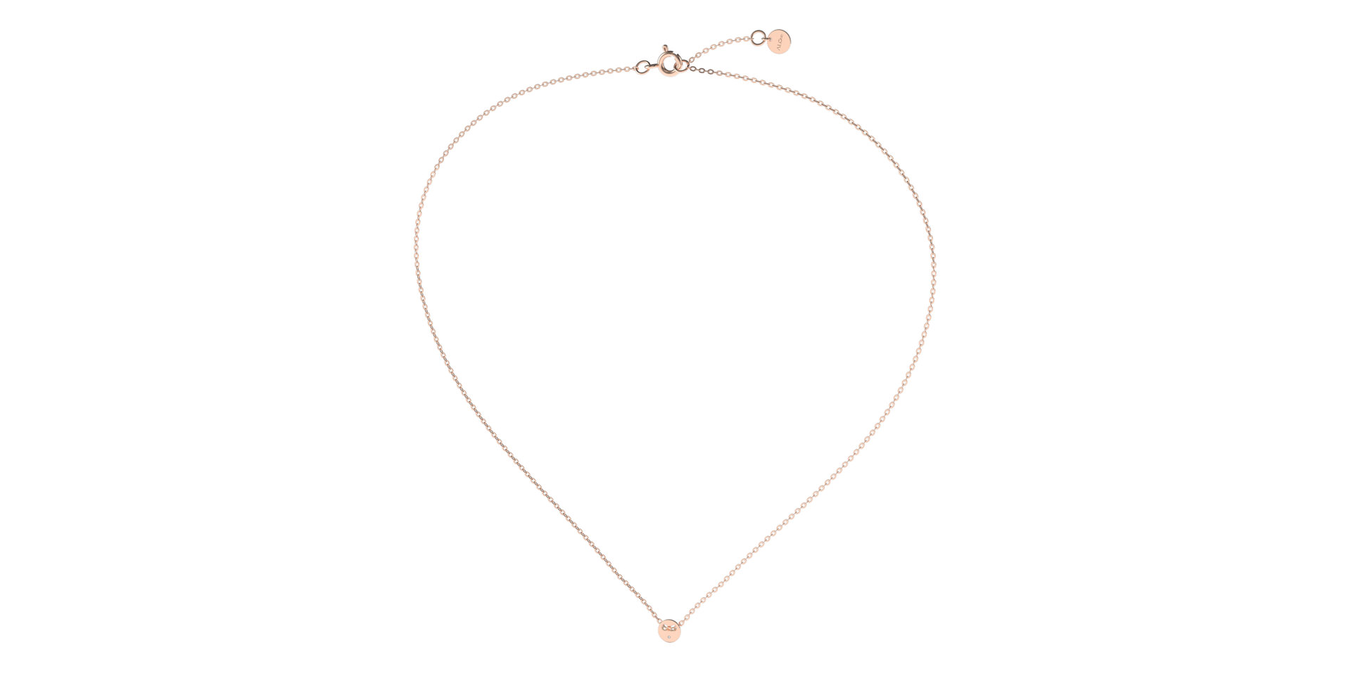 Diamond necklace Minimalism