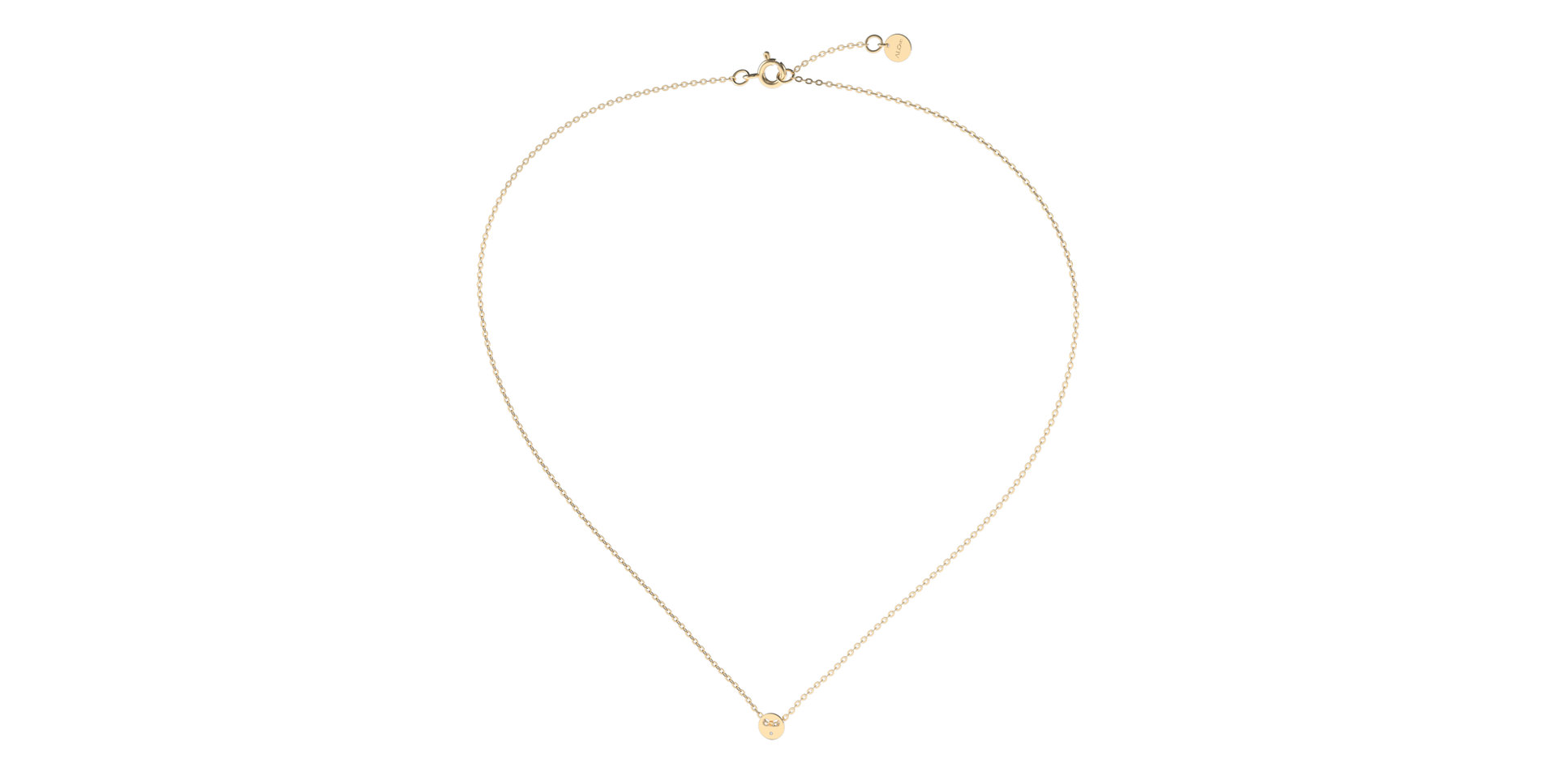 Diamond necklace Minimalism