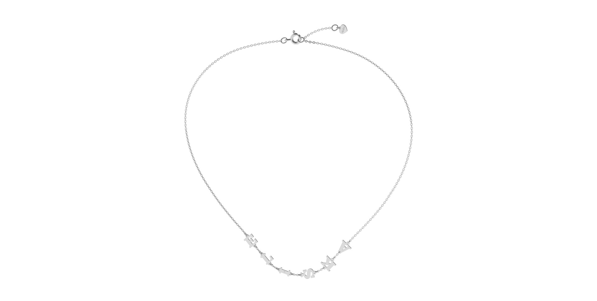 Diamond necklace Big Letters