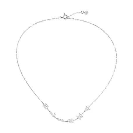 Diamond necklace Big Letters