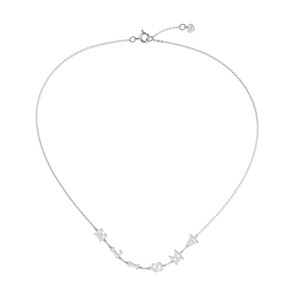 Diamond necklace Big Letters