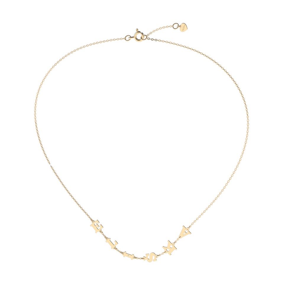 Diamond necklace Big Letters