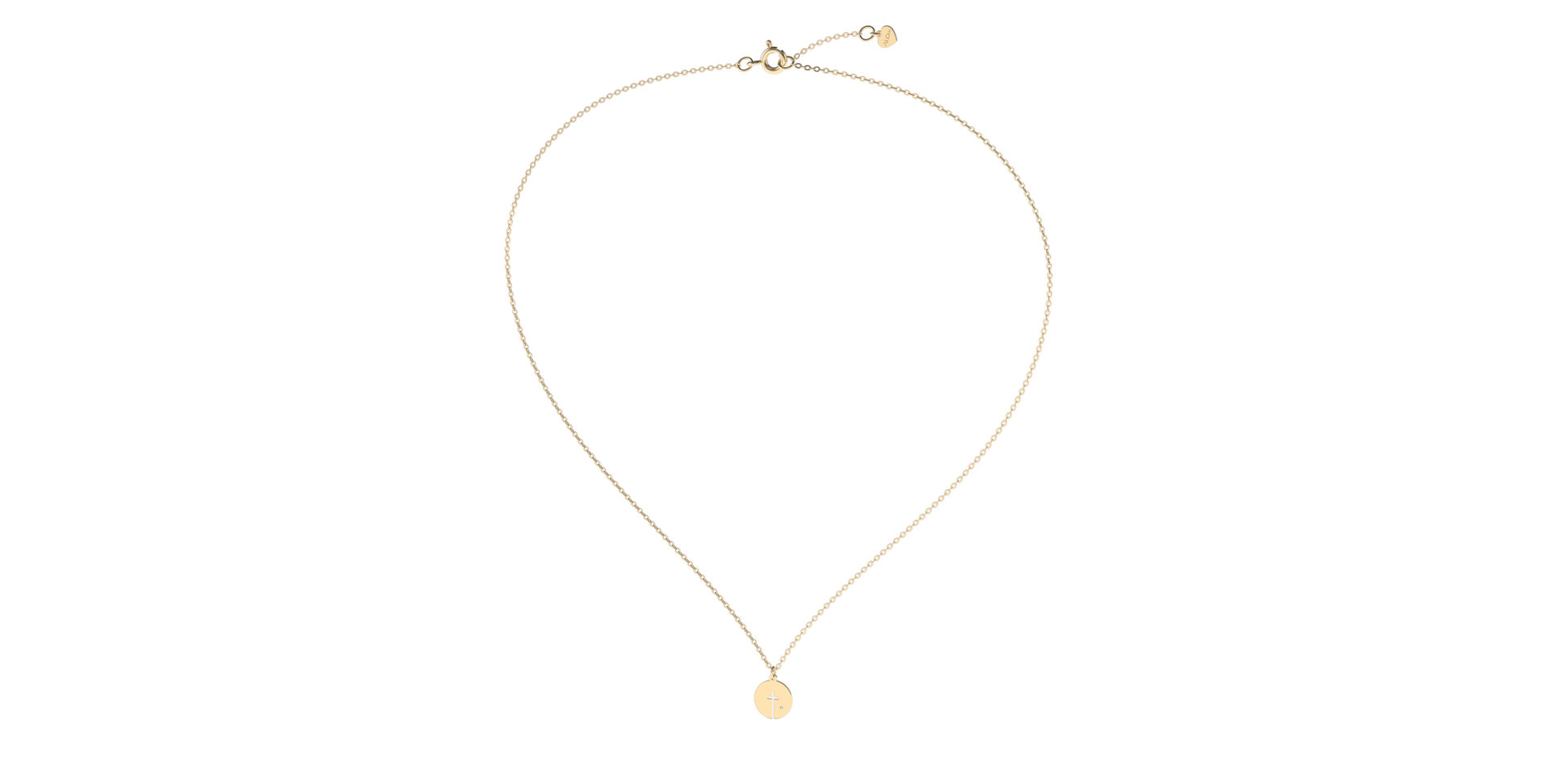 Diamond necklace Icon Cross
