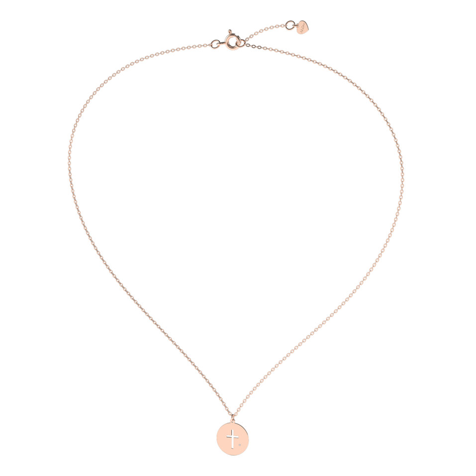 Diamond necklace Little Cross
