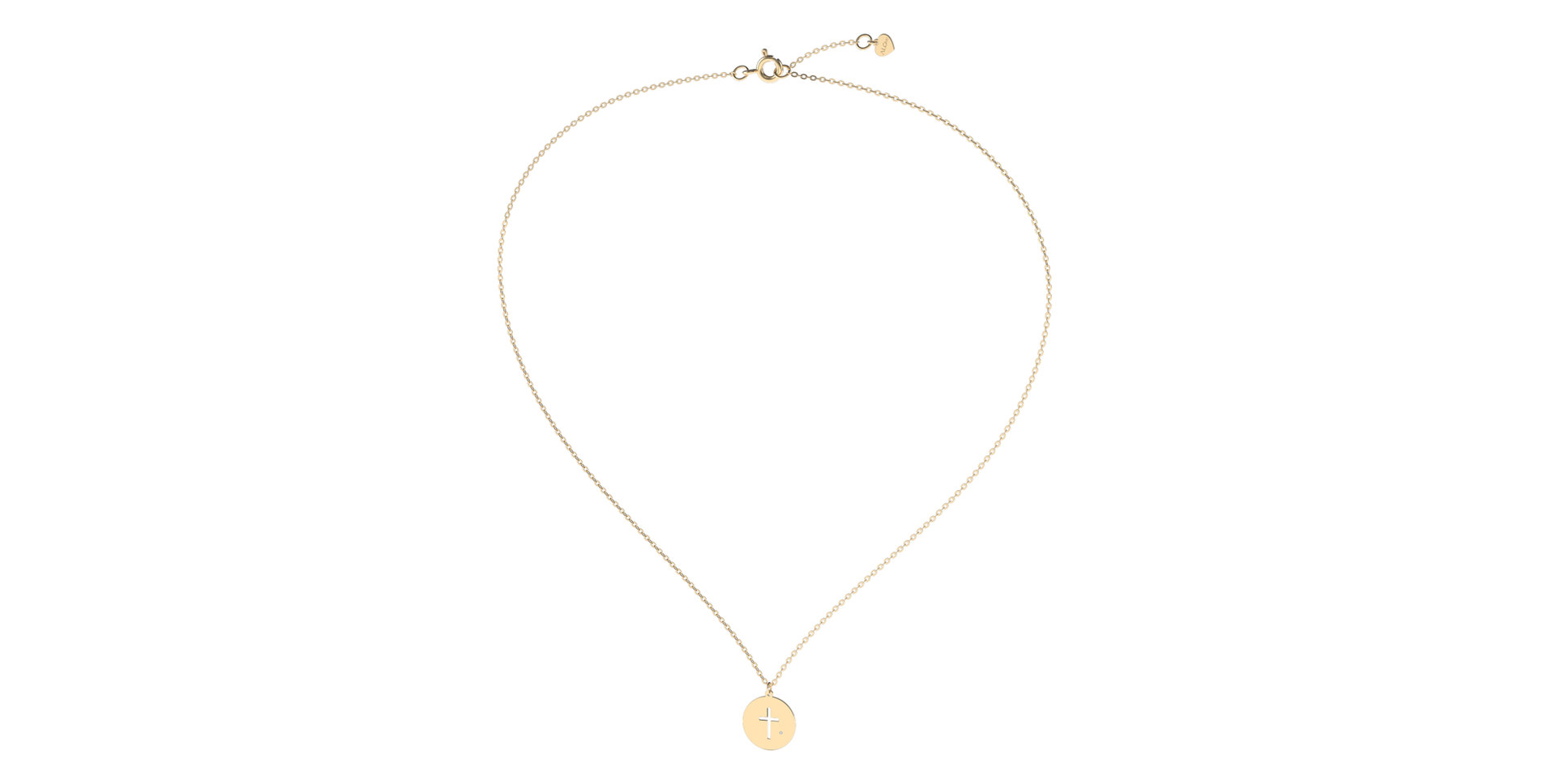 Diamond necklace Little Cross
