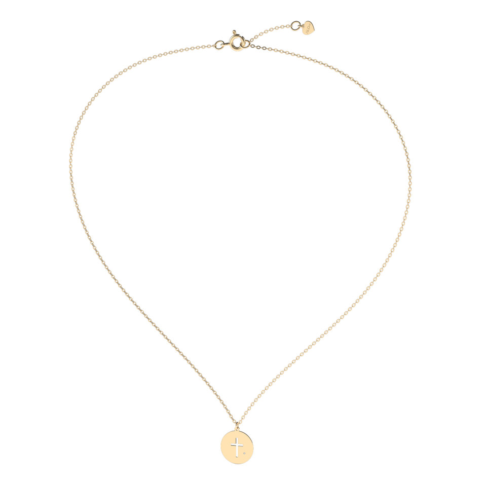 Diamond necklace Little Cross