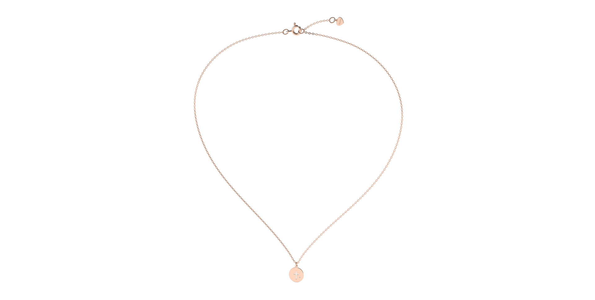 Diamond necklace Tiny Cross