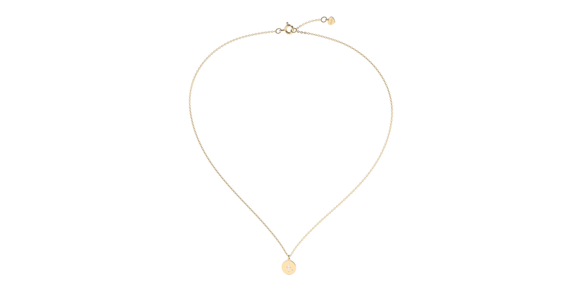 Diamond necklace Tiny Cross