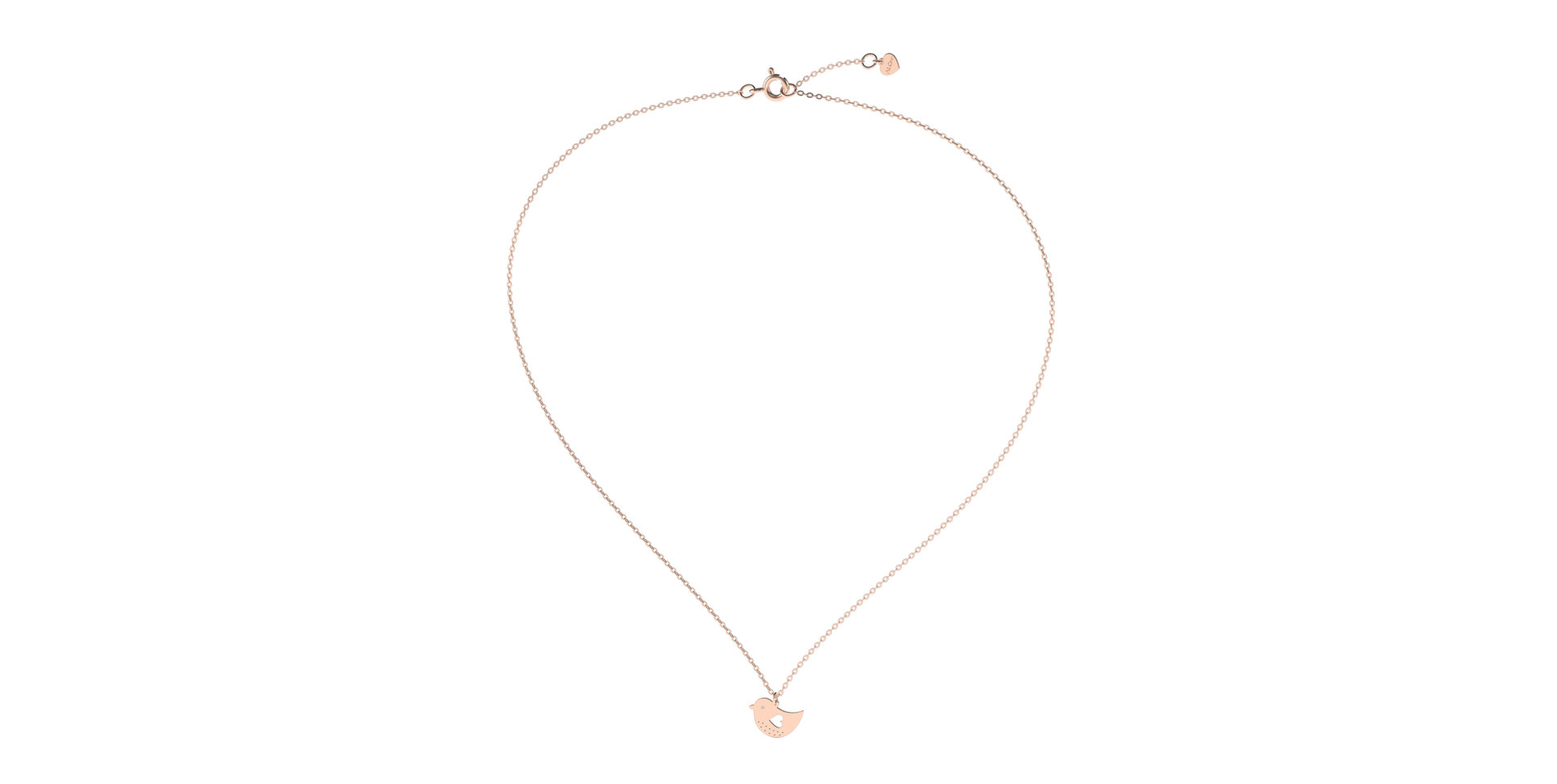 Diamond necklace Love Bird