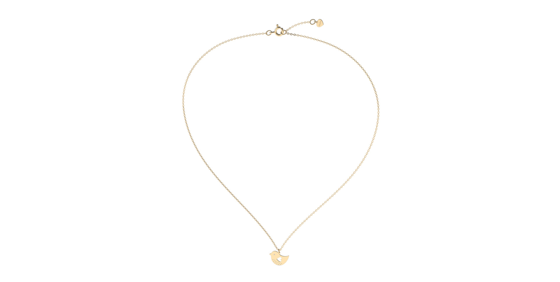 Diamond necklace Love Bird