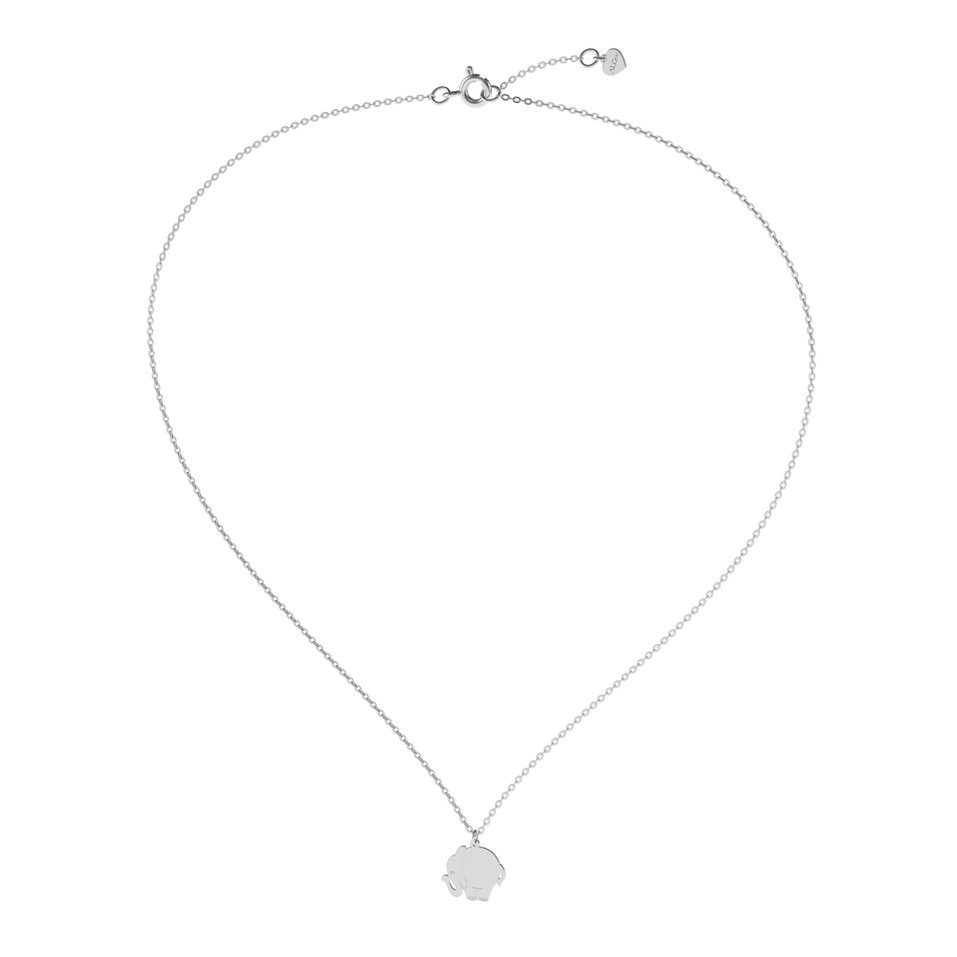 Diamond necklace Elephant
