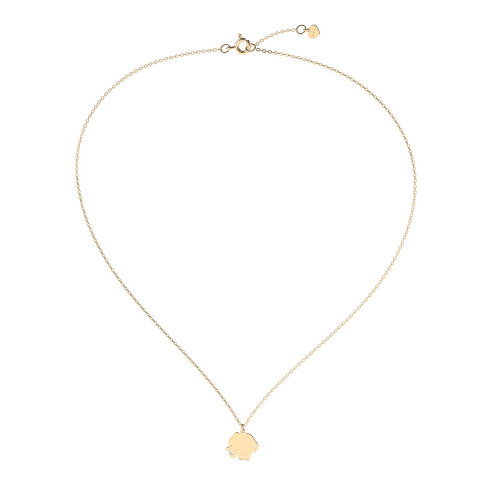 Diamond necklace Elephant