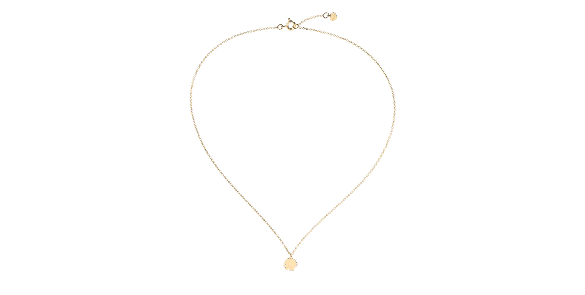 Diamond necklace Little Elephant