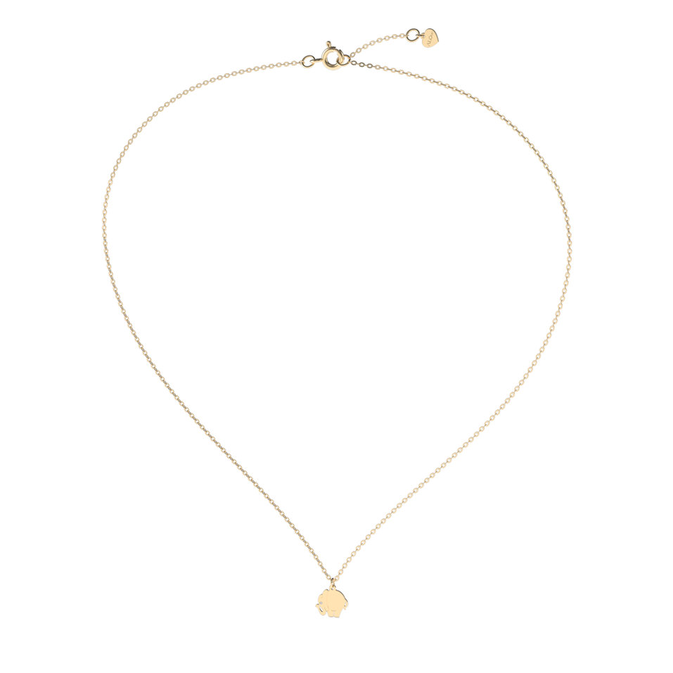 Diamond necklace Little Elephant