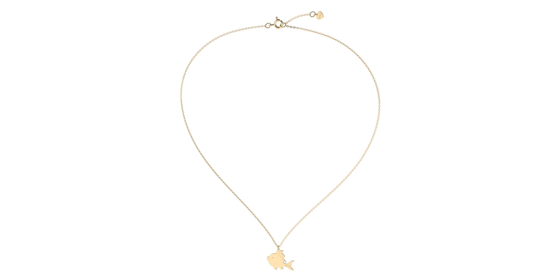Diamond necklace Goldfish