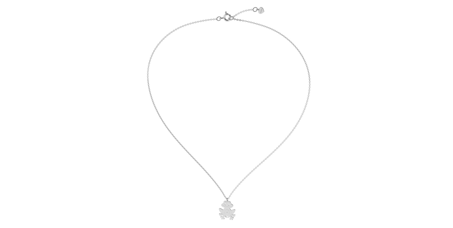 Diamond necklace Frog