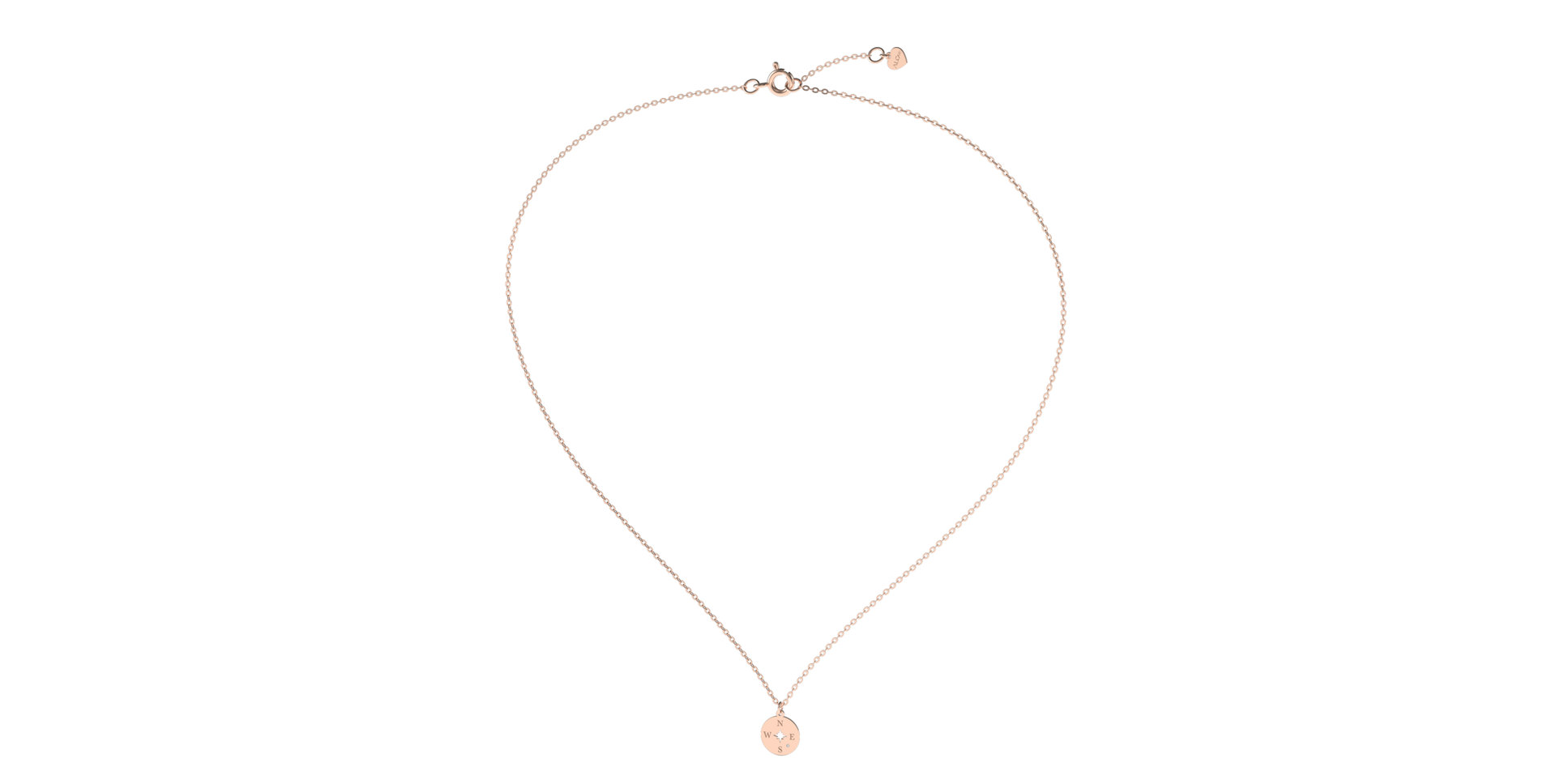 Diamond necklace Compass