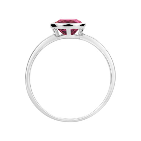 Ring with Topaz Pink Bonbon