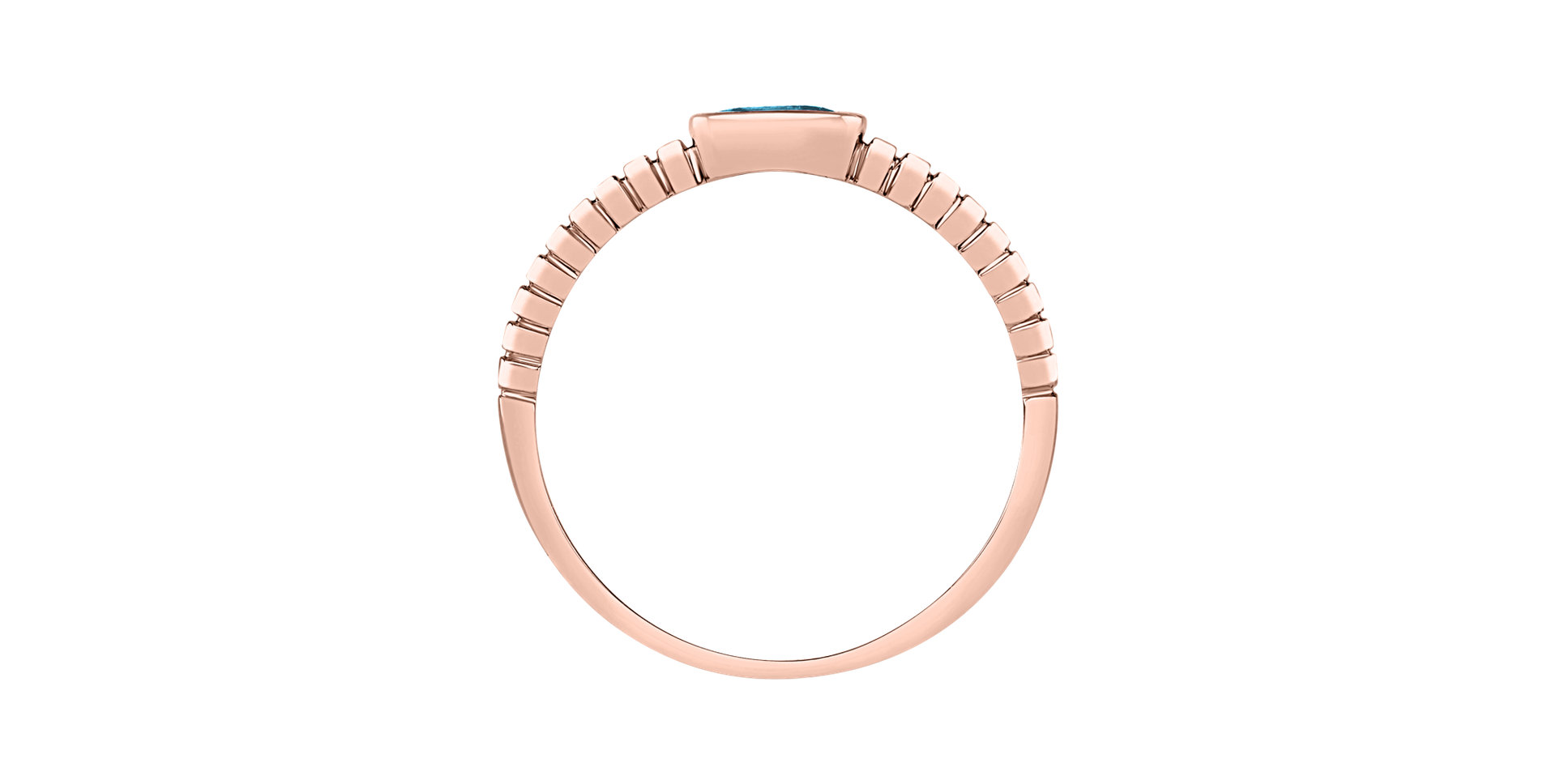 Ring with Topaz Swiss Bonbon