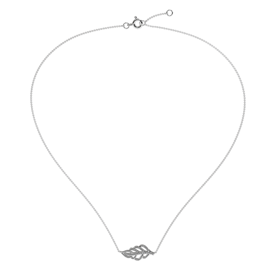 Diamond necklace Diamond Leaf