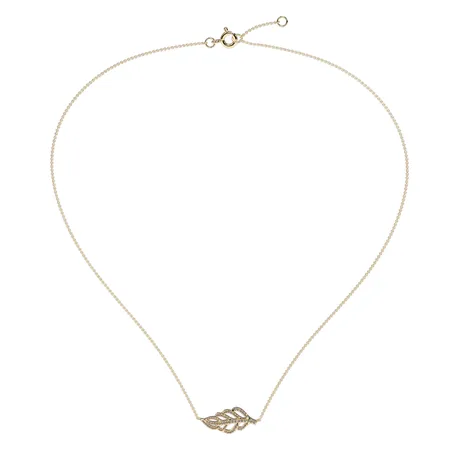 Diamond necklace Diamond Leaf