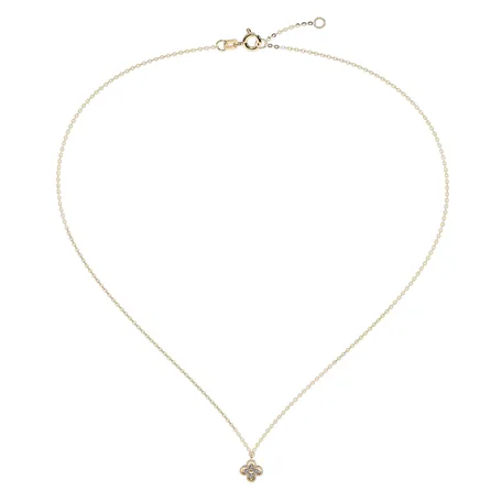 Diamond necklace Lucky Clover