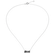 Necklace with black and white diamonds Precious Love3
