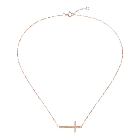 Diamond necklace Cross