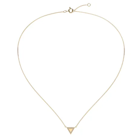 Diamond necklace Charming Triangle