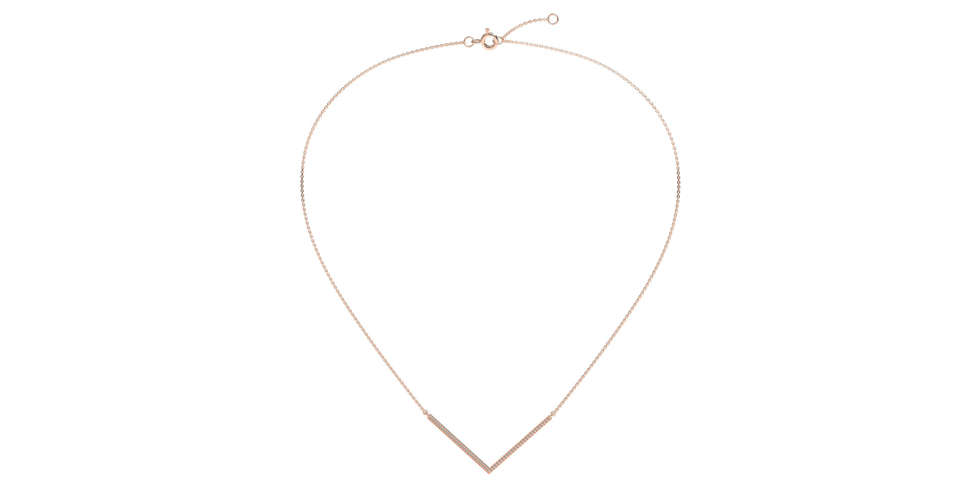 Diamond necklace Victory Line