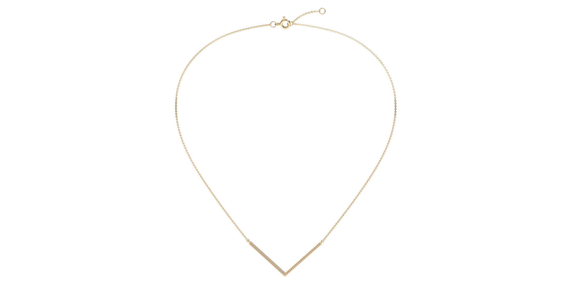 Diamond necklace Victory Line