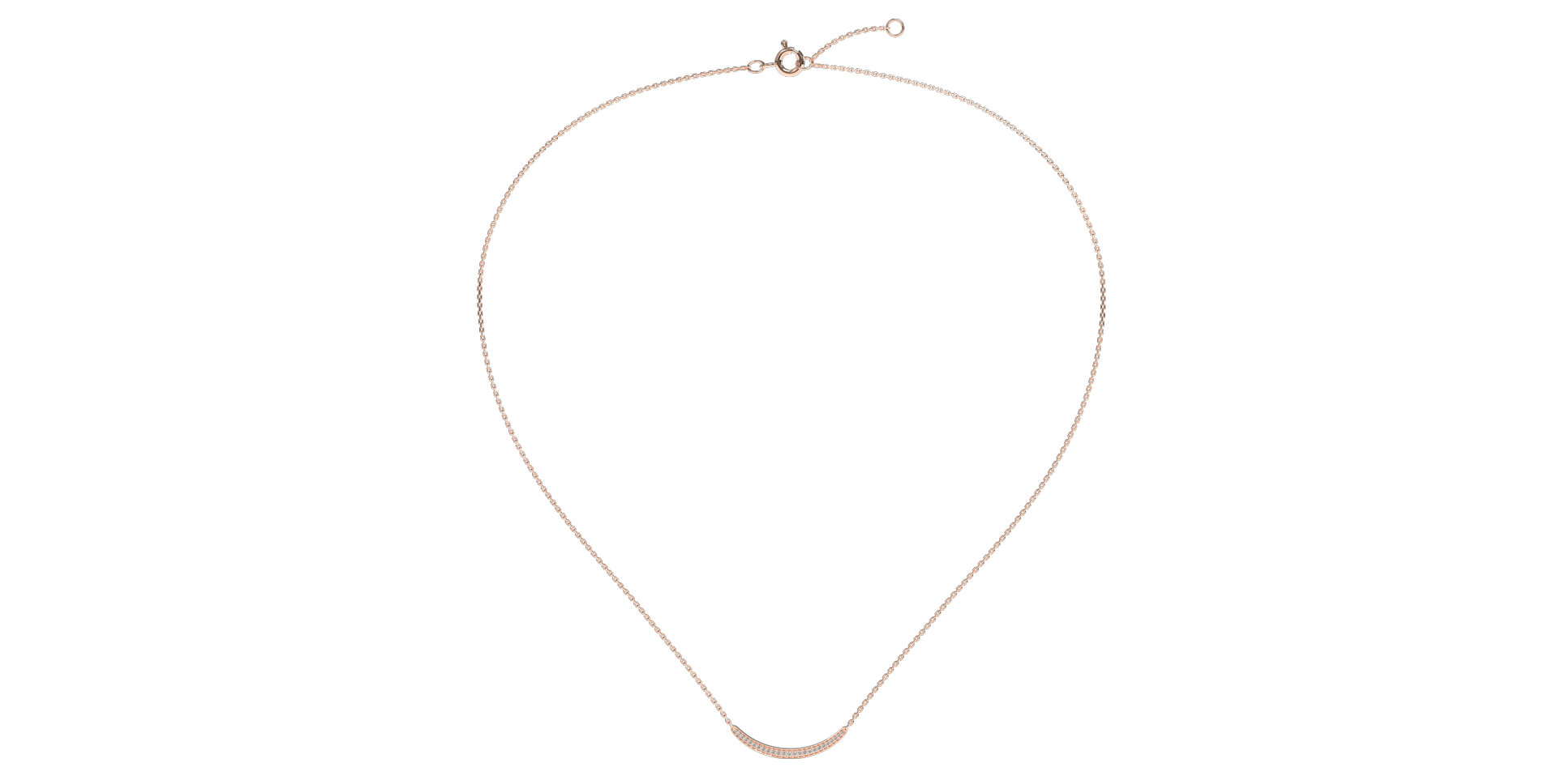 Diamond necklace Sparkling Line