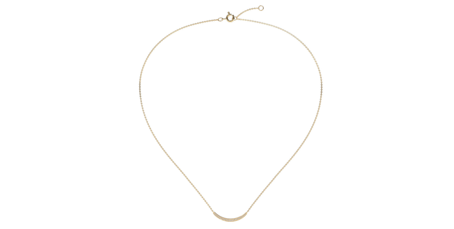 Diamond necklace Sparkling Line