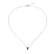 Necklace with black and white diamonds Shiny Triangle3