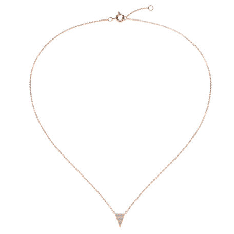 Diamond necklace Shiny Triangle