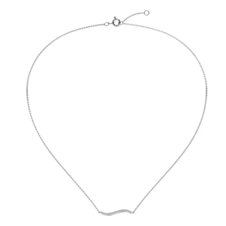 Diamond necklace Wave