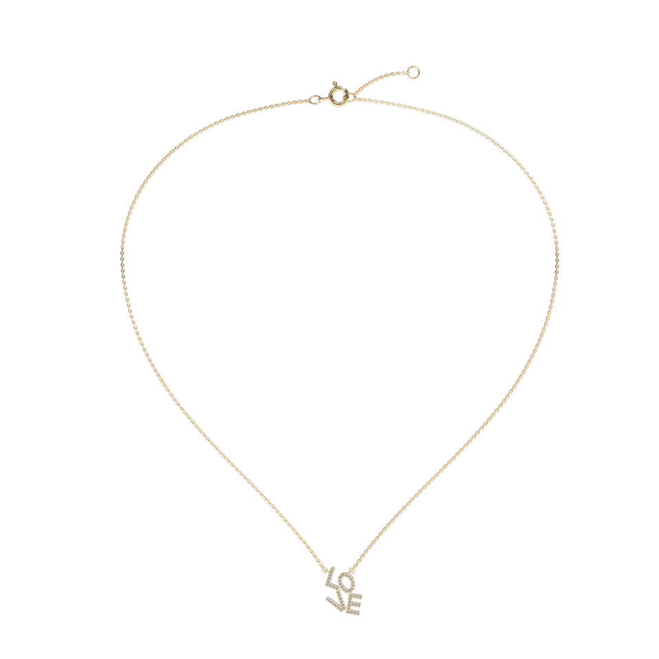 Diamond necklace Sparkling Love