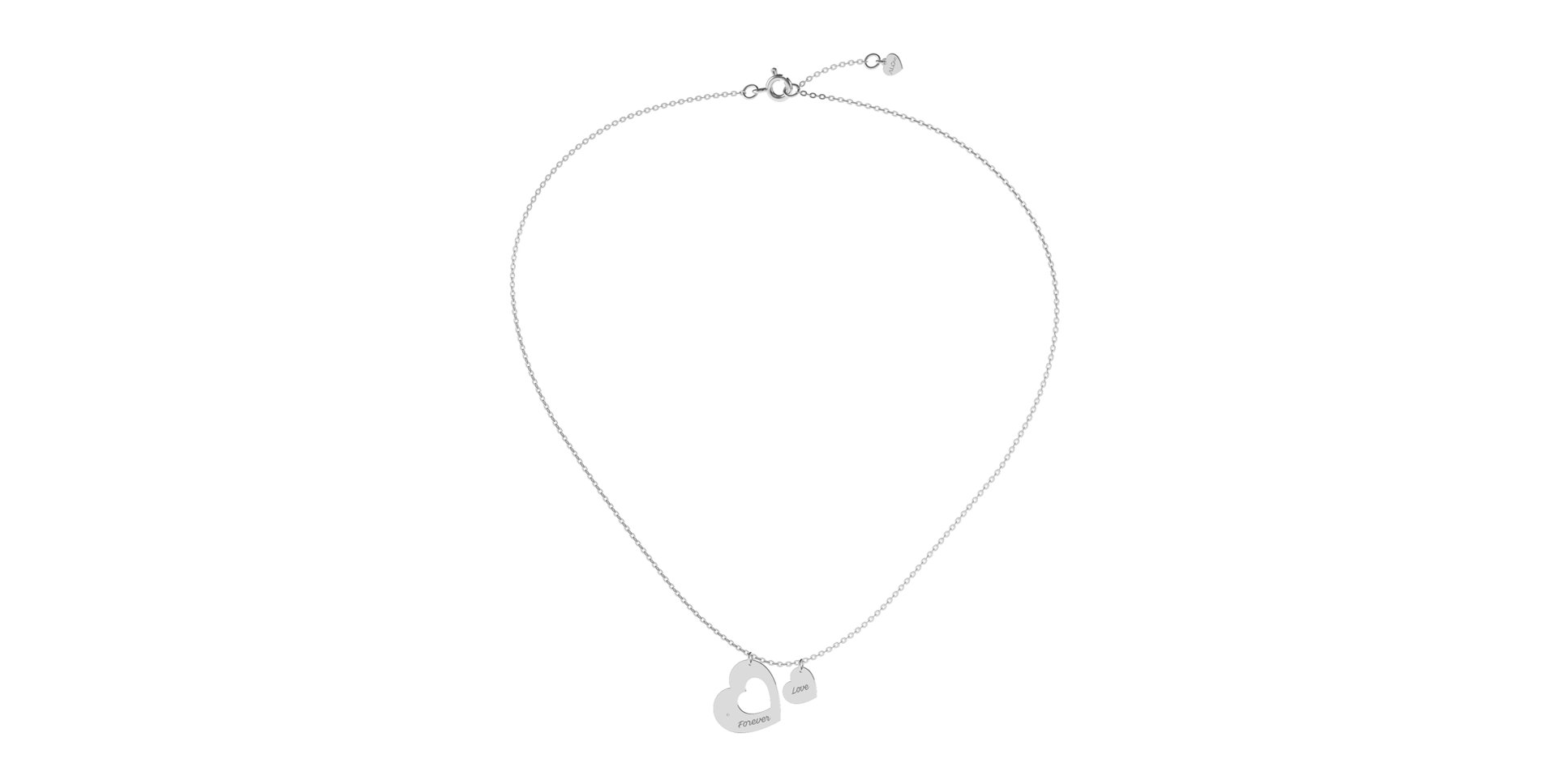 Diamond necklace Love Forever