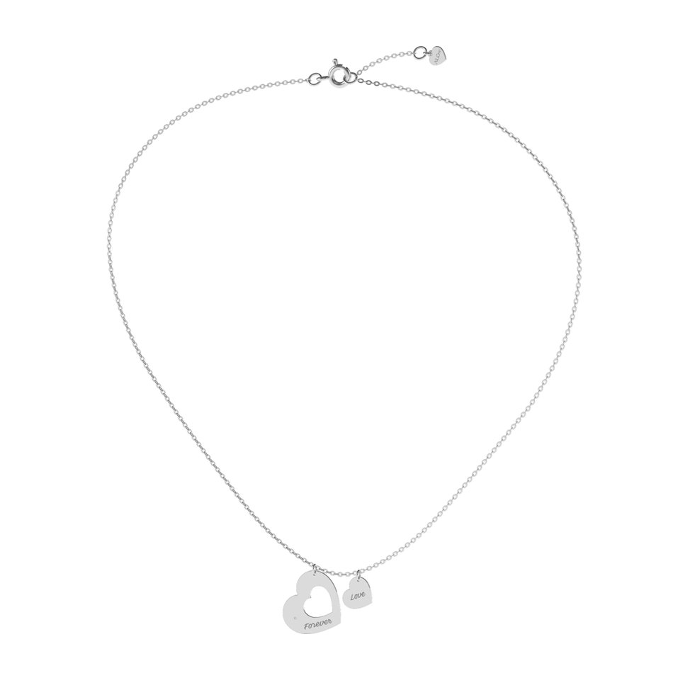 Diamond necklace Love Forever