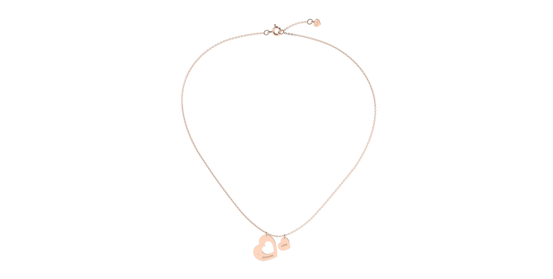 Diamond necklace Love Forever