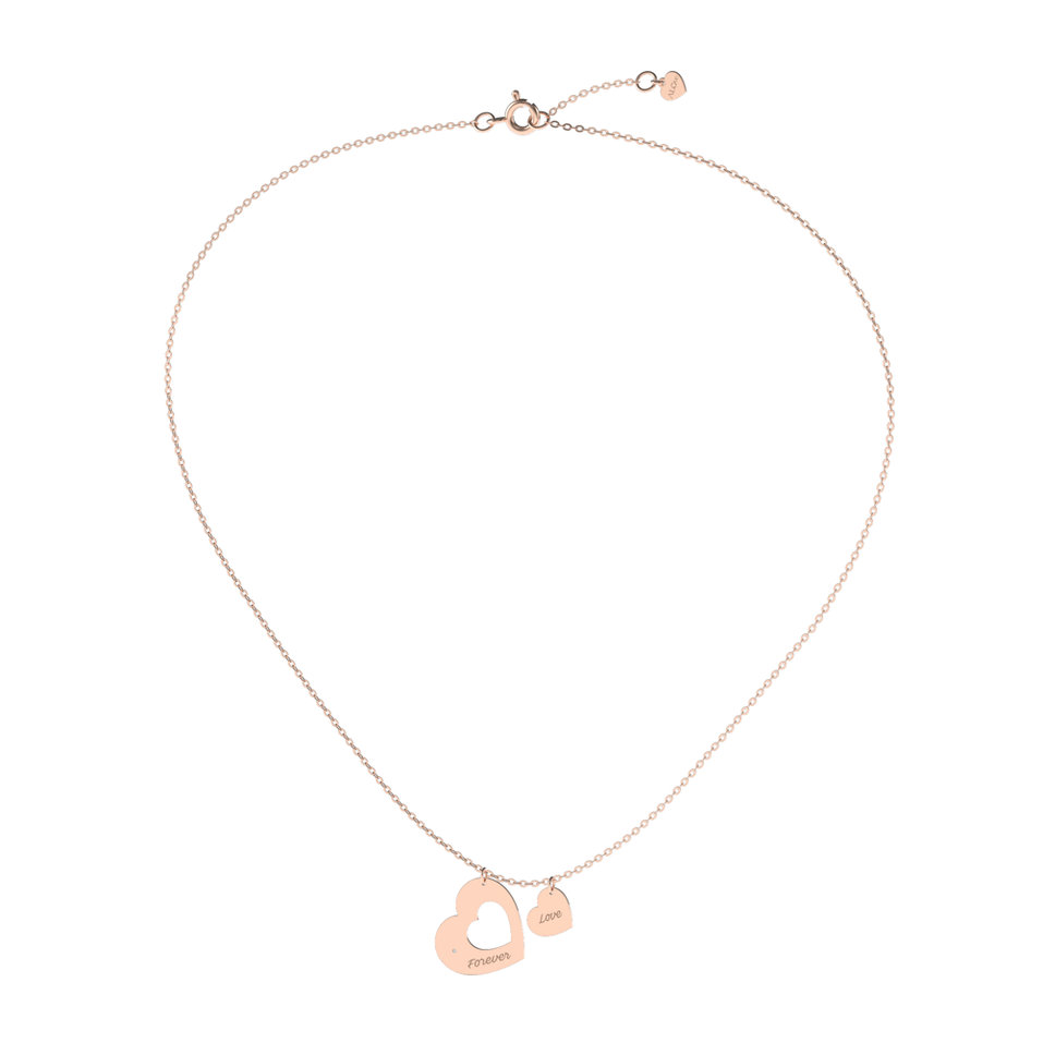 Diamond necklace Love Forever